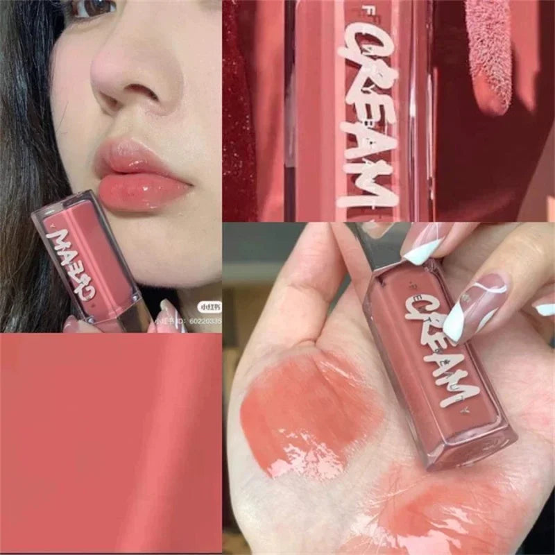 Hot Fenty Beauty Lip Gloss Lipstick Water Gloss Highlight Mirror Lasting FUSSY HEAT RIRI Sparkling Charming Moisturize Lip Care