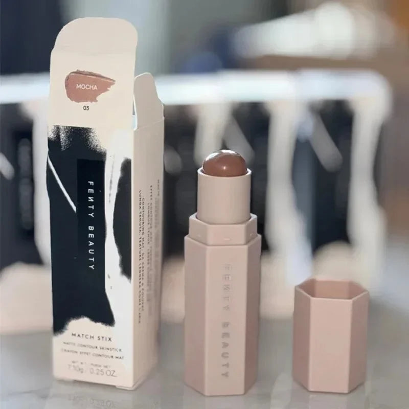 Fashion Fenty Beauty Contour Stick Concealer Facial Matte 3D Diamond Highlight Non Fading Water Gloss Lip Glaze Gloss Cosmetics