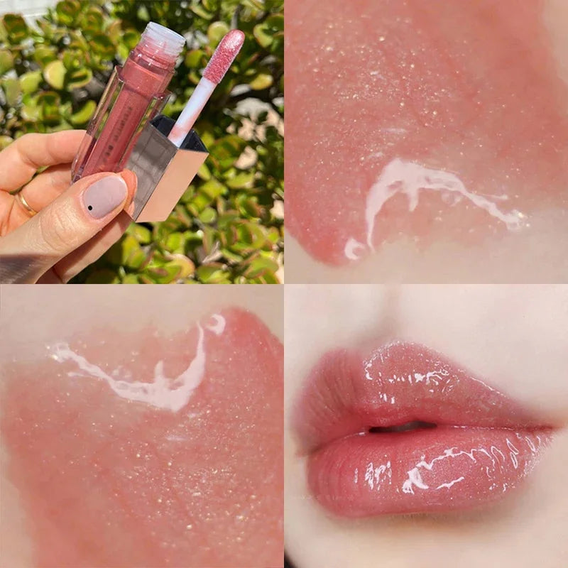 Hot Fenty Beauty Lip Gloss Lipstick Water Gloss Highlight Mirror Lasting FUSSY HEAT RIRI Sparkling Charming Moisturize Lip Care