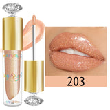 9 Colors Moisturizing Diamond Shimmer Glitter Lip Gloss Makeup Sparkling Glitter Liquid LipstickPearl Lip Gloss Sexy Lip