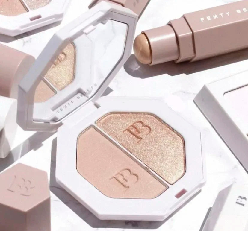 Fashion Fenty Beauty Contour Stick Concealer Facial Matte 3D Diamond Highlight Non Fading Water Gloss Lip Glaze Gloss Cosmetics
