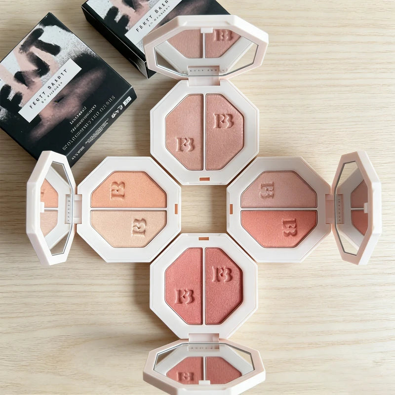 Fashion Fenty Beauty Contour Stick Concealer Facial Matte 3D Diamond Highlight Non Fading Water Gloss Lip Glaze Gloss Cosmetics