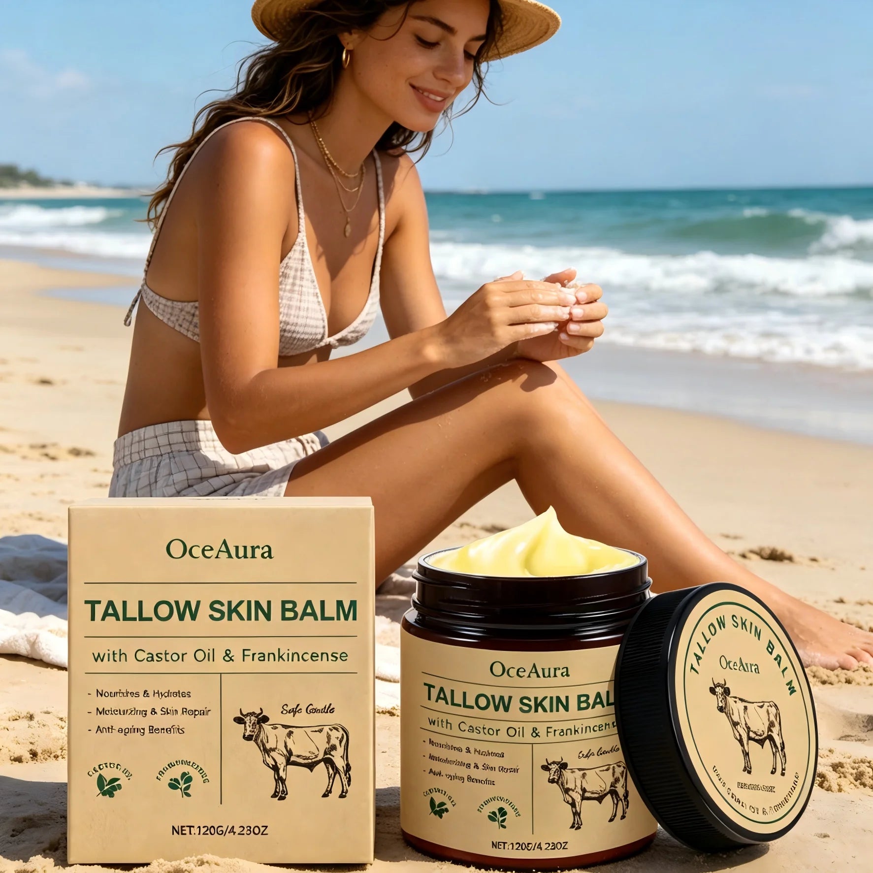 OceAura Tallow Balm Face Moisturizer