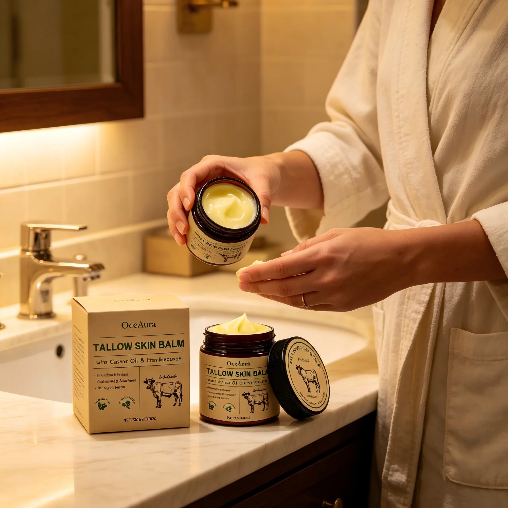 OceAura Tallow Balm Face Moisturizer