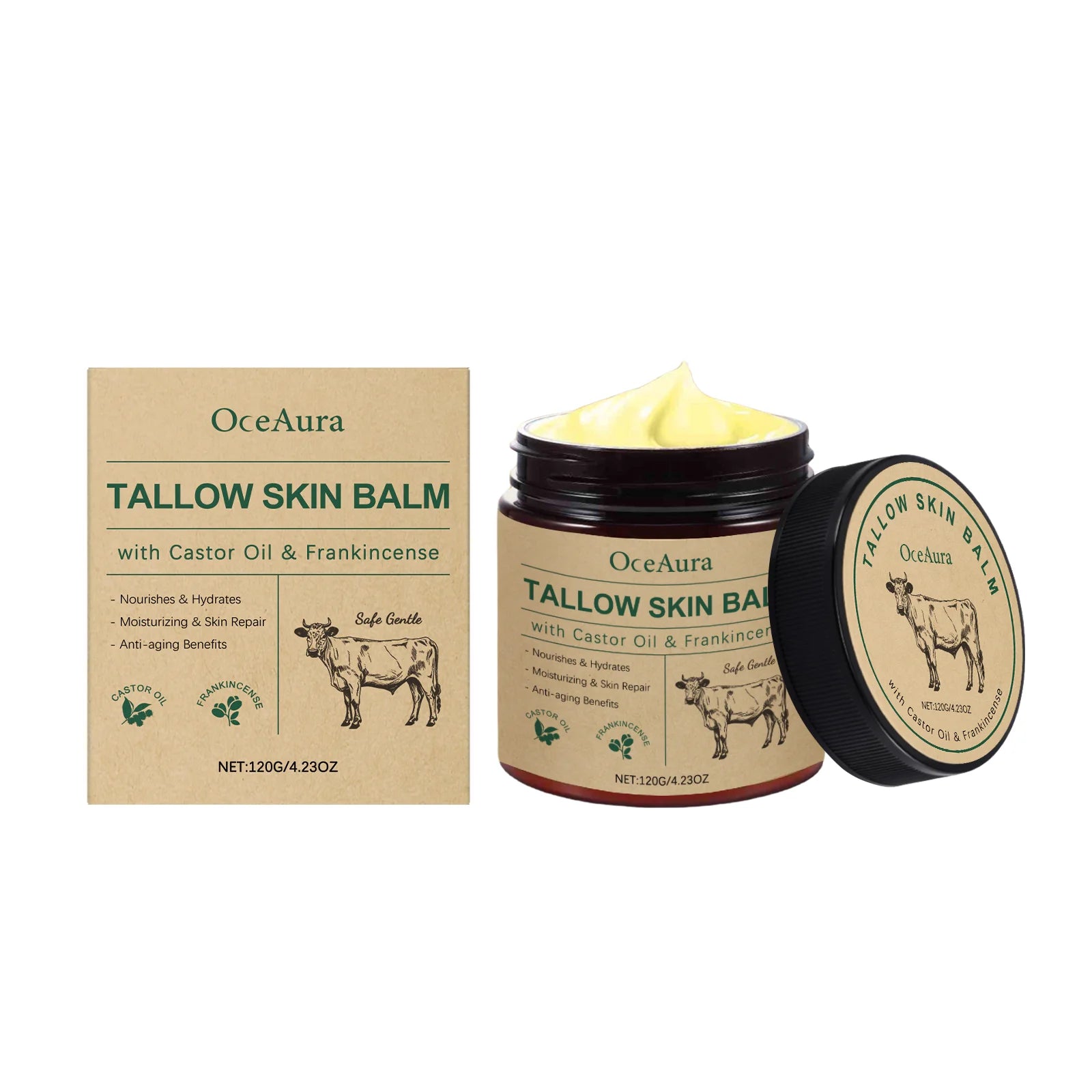 OceAura Tallow Balm Face Moisturizer