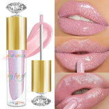 9 Colors Moisturizing Diamond Shimmer Glitter Lip Gloss Makeup Sparkling Glitter Liquid LipstickPearl Lip Gloss Sexy Lip
