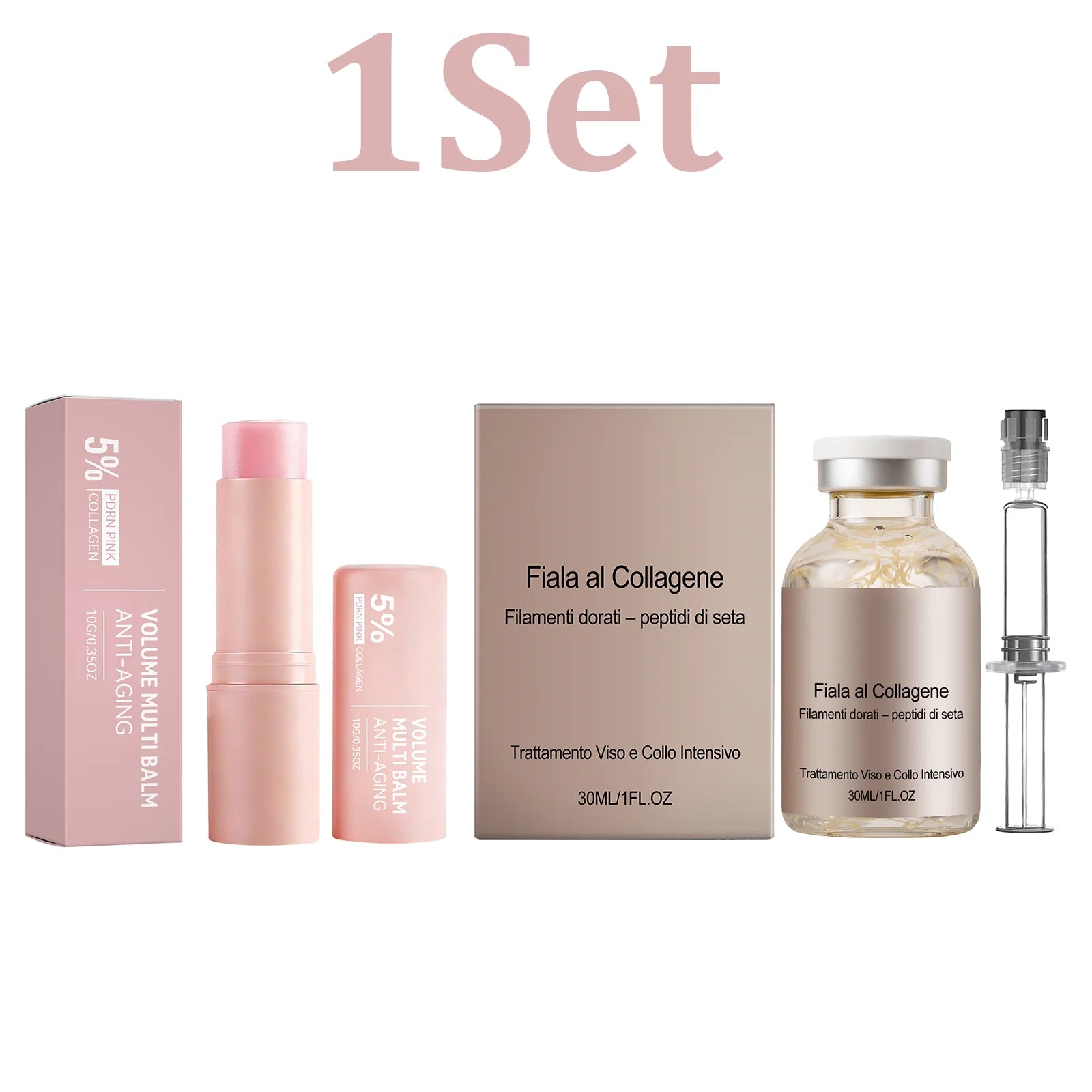 Korean Silk Collagen Serum & Moisturizer Set