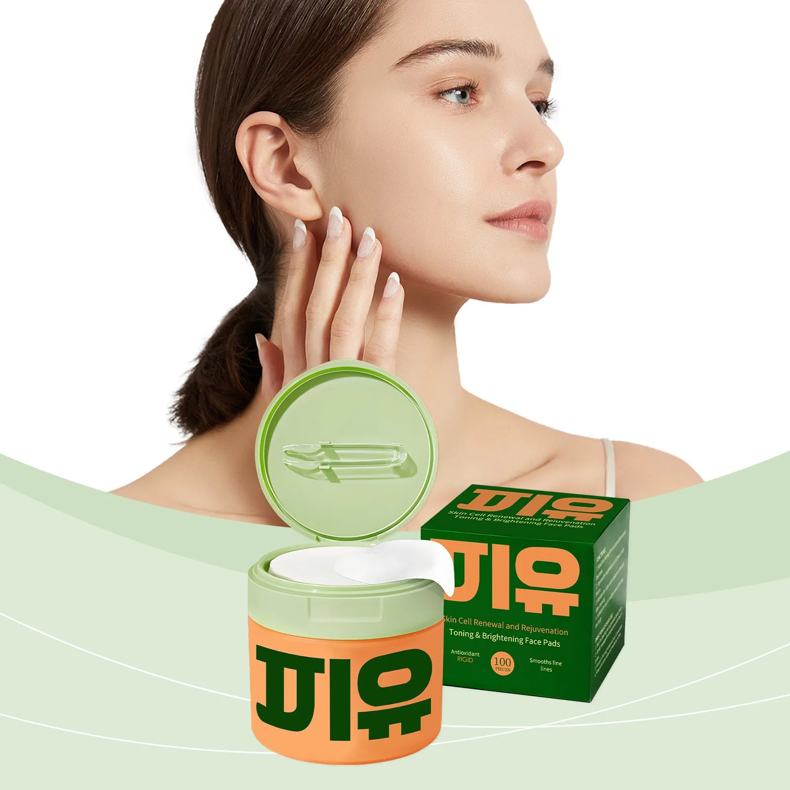 Centella Asiatica Brightening Toner Pads