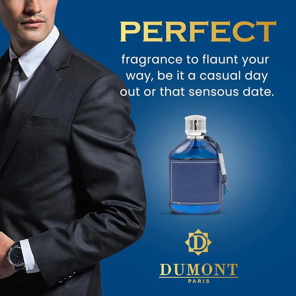 Dumont Nitro Blue Eau de Parfum 3.4 oz