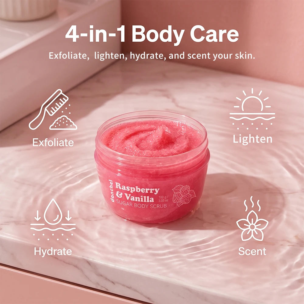 Raspberry & Vanilla Sugar Body Scrub