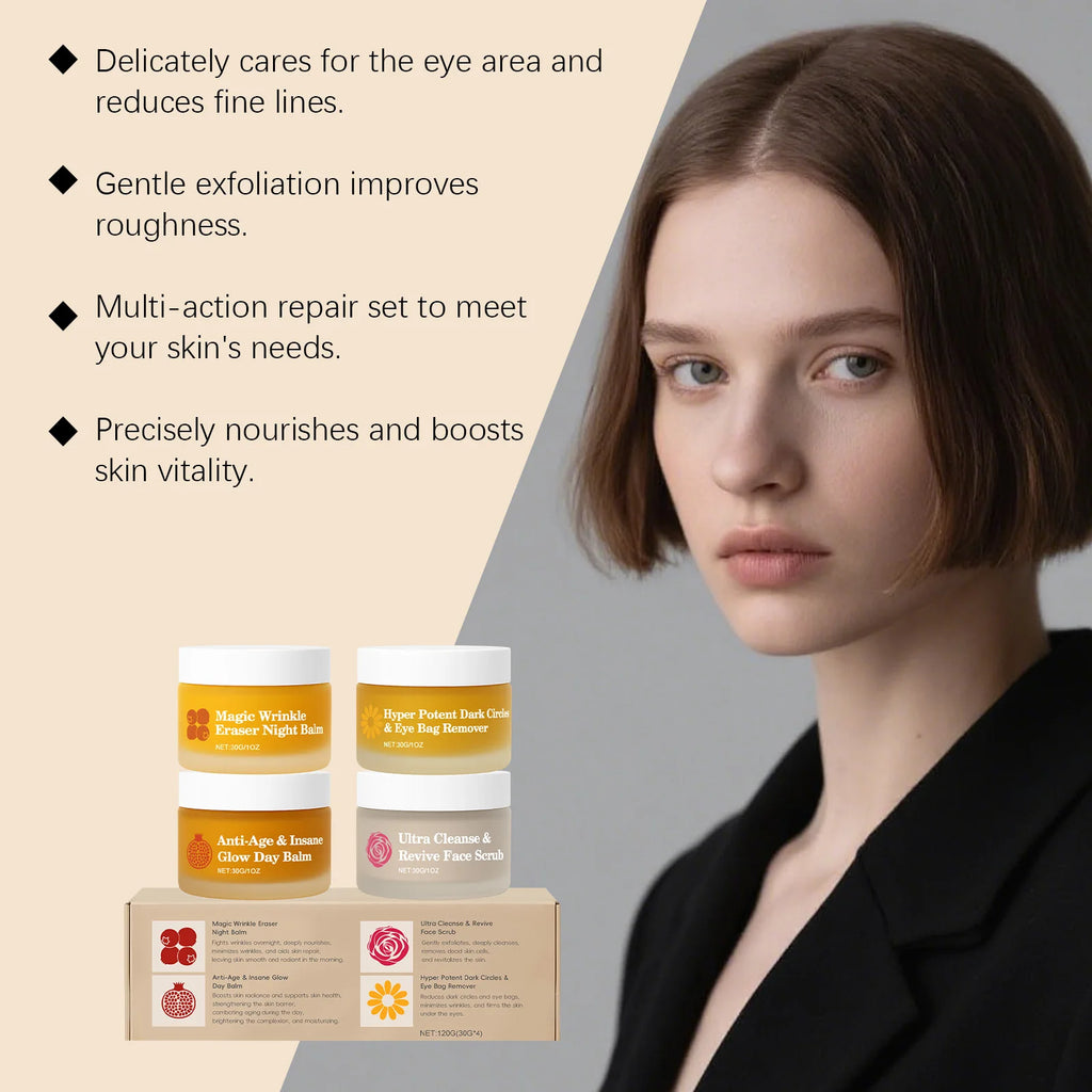Day & Night Skincare 4-Piece Set