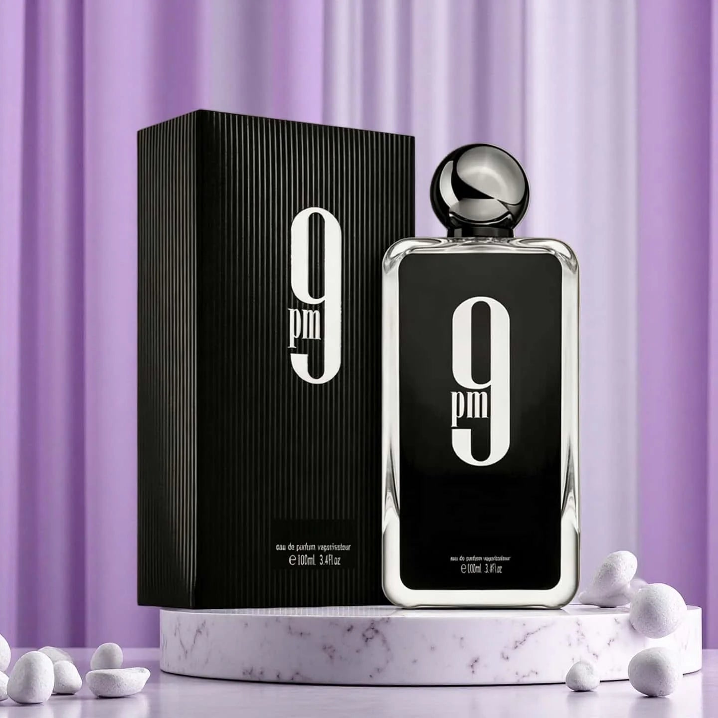 100ML Afnan 9 PM Rebel Unisex Eau De Parfum Original Arabic Perfume High Quality Brand Perfume For Men For Women Holiday Gifts