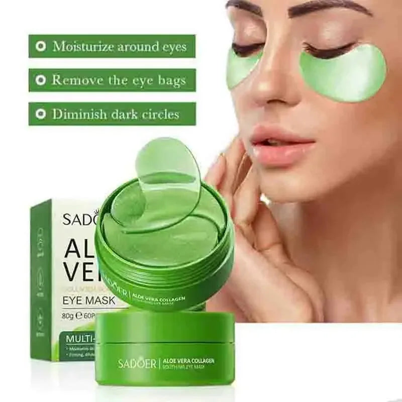 Aloe Vera Collagen Eye Masks – 60 Pcs