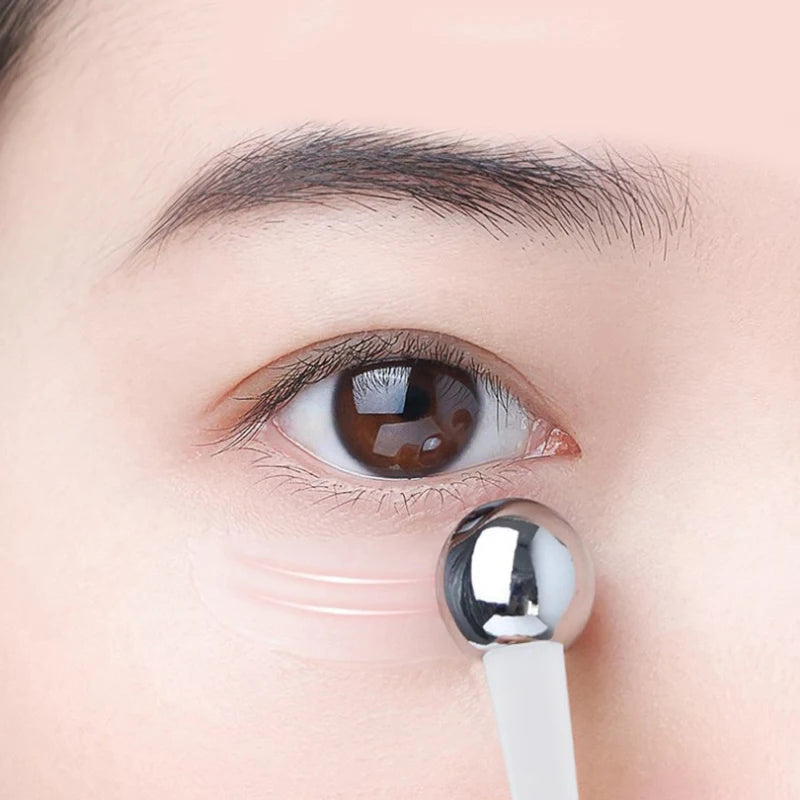 Gold Alloy Eye Roller Massage Stick