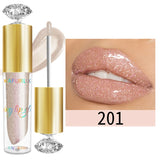 9 Colors Moisturizing Diamond Shimmer Glitter Lip Gloss Makeup Sparkling Glitter Liquid LipstickPearl Lip Gloss Sexy Lip