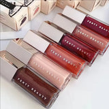 Hot Fenty Beauty Lip Gloss Lipstick Water Gloss Highlight Mirror Lasting FUSSY HEAT RIRI Sparkling Charming Moisturize Lip Care