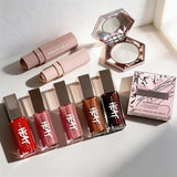 Fashion Fenty Beauty Contour Stick Concealer Facial Matte 3D Diamond Highlight Non Fading Water Gloss Lip Glaze Gloss Cosmetics