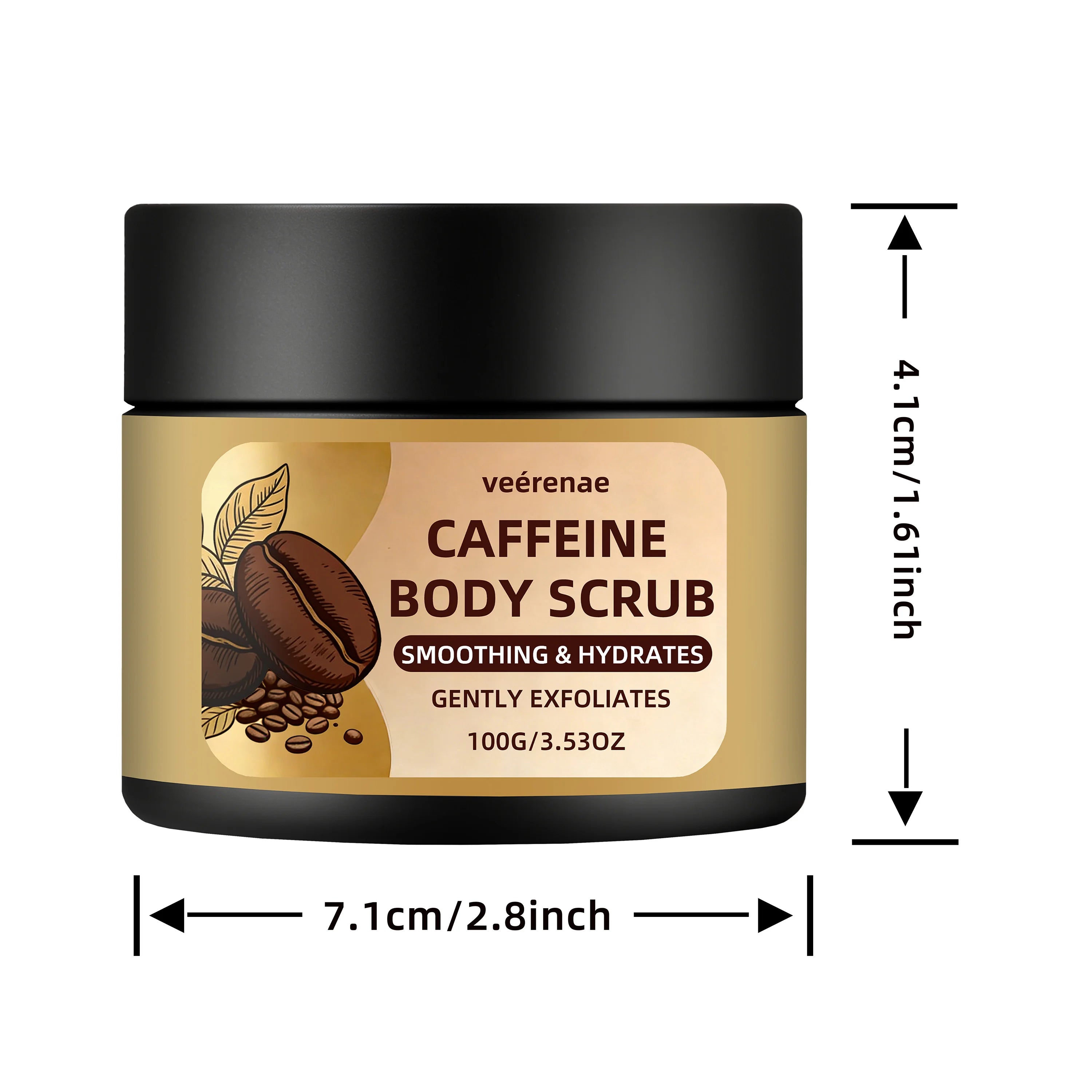 veérenae Caffeine Coffee Body Scrub