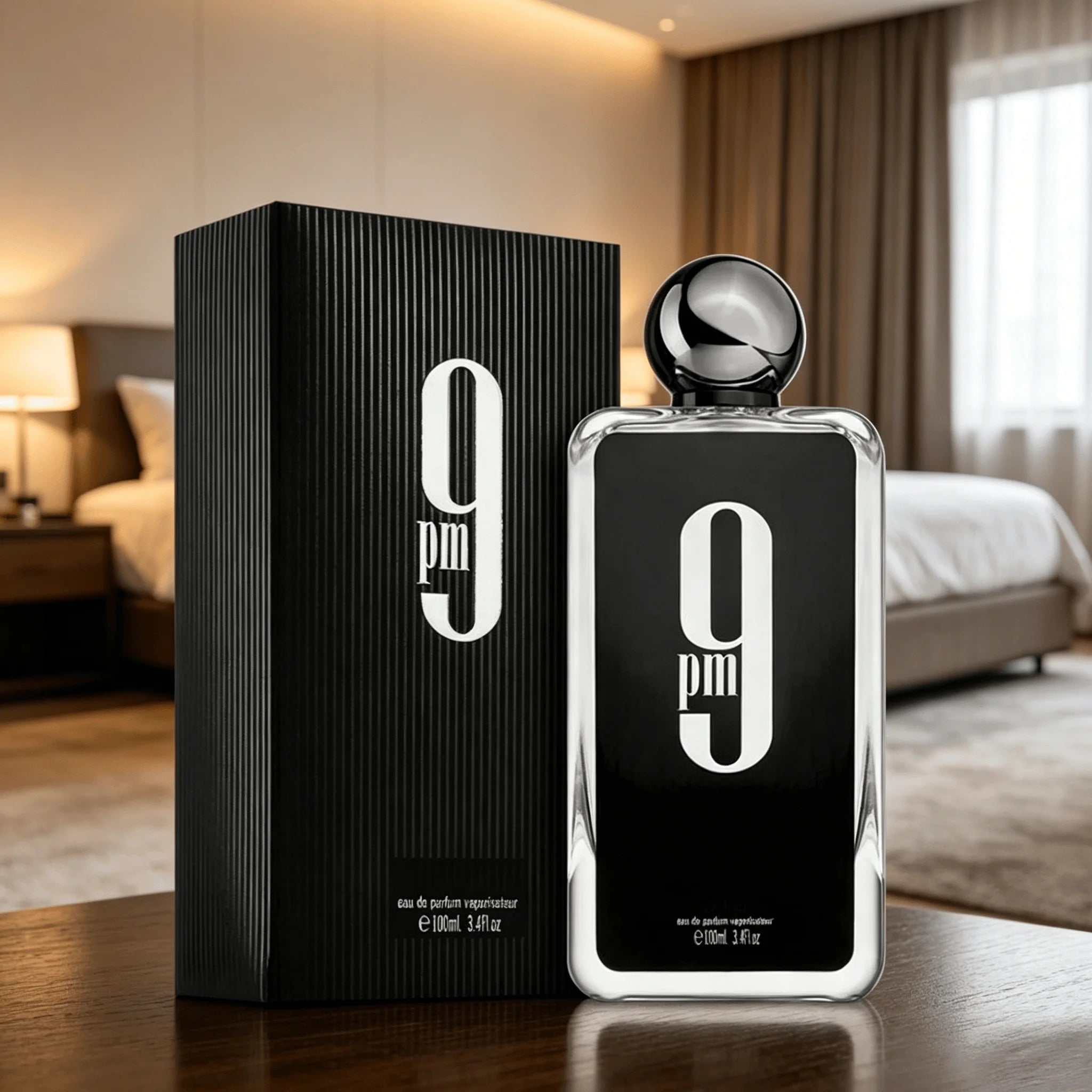 100ML Afnan 9 PM Rebel Unisex Eau De Parfum Original Arabic Perfume High Quality Brand Perfume For Men For Women Holiday Gifts