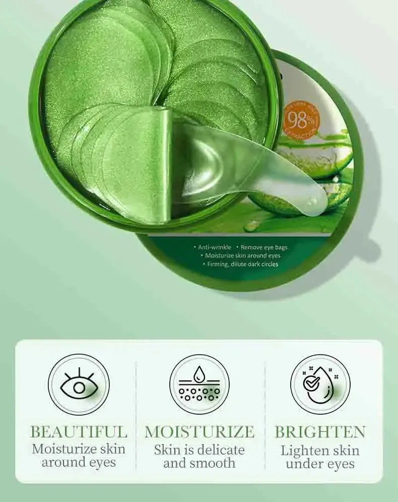 Aloe Vera Collagen Eye Masks – 60 Pcs