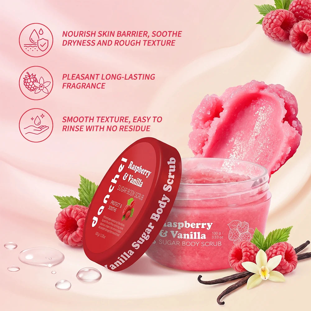 Raspberry & Vanilla Sugar Body Scrub