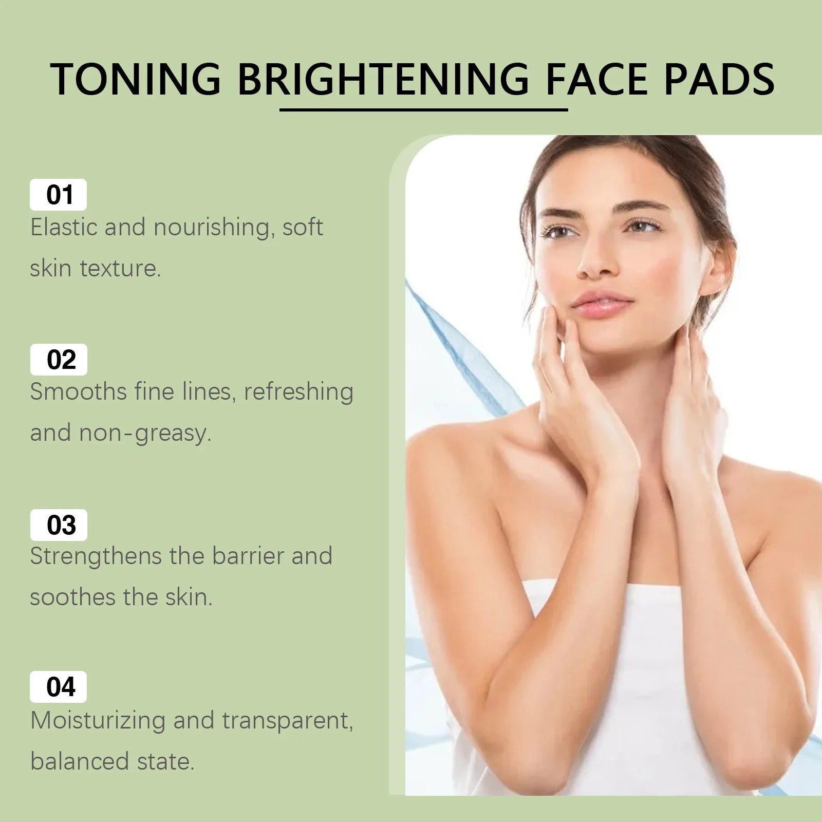 Centella Asiatica Brightening Toner Pads
