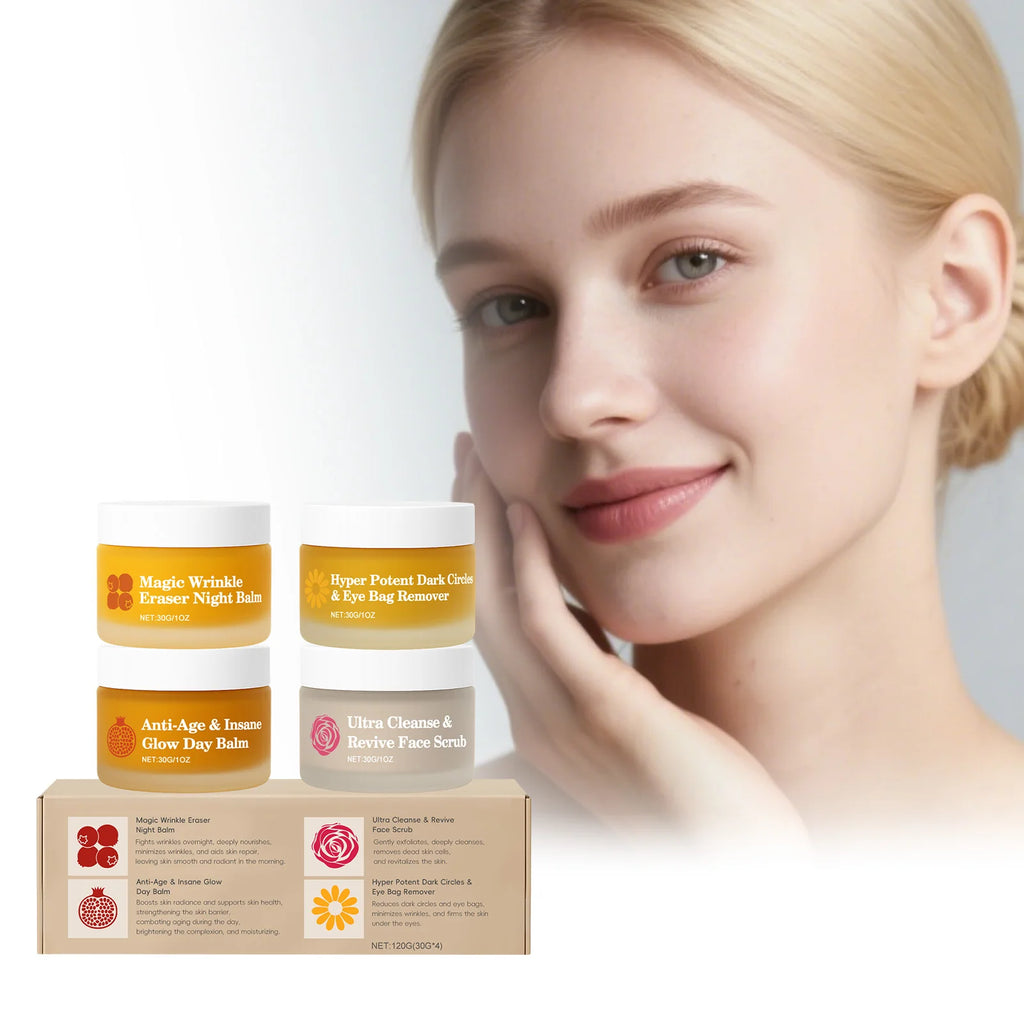 Day & Night Skincare 4-Piece Set